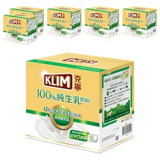 KLIM 克寧 100％純生乳奶粉 隨手包, 紐西蘭乳源, 無添加, 432g, 6盒