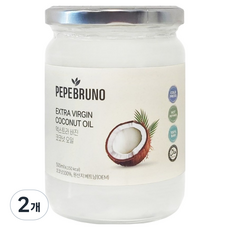 페페브루노 엑스트라버진 코코넛오일, 500ml, 2개