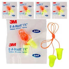 이어 soft FX 귀마개 끈타입, 5개, 1쌍