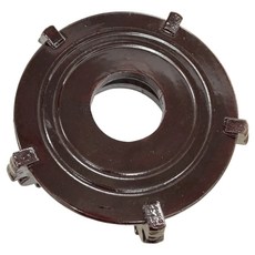 台灣鶯歌陶瓷 小錢袋造型 鹽燈 聚寶盆 5寸五爪座, 直徑15 x 高10cm