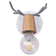 Honey Comb 北歐風原木壁燈 YP80-856-B1 簡約時尚 鹿角造型, 1入