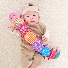 Lamaze 毛毛蟲造型音樂玩具 60*10*7.5cm, 粉色