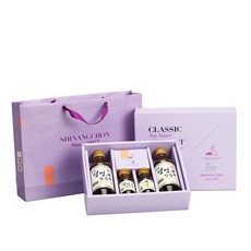 신앙촌 클래식 양조 생명물간장 500ml x 2p + 깔끔한국간장 120ml + 생명물간장 120ml 선물세트 + 쇼핑백, 1세트