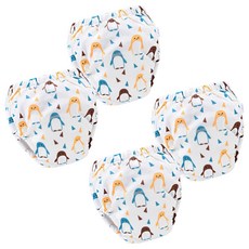 스타도어 유아용 큐트패턴 배변팬티 2p 세트, 펭귄, 2개