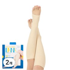 라나핏 의료기기 압박밴드 종아리발등형 베이지 2p, 2개, 종아리/무릎형