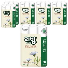 Living SOFT TISSUE 3層環保微笑捲筒衛生紙 22m, 6個, 30入