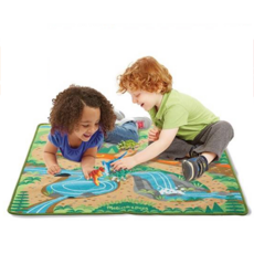 Melissa&Doug 美國瑪莉莎 恐龍遊戲墊 MD9427, 混色