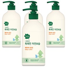 그린핑거 촉촉한 자연보습 베이비로션, 500ml, 4개