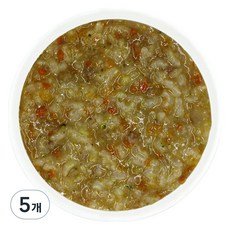 짱죽 실온이유식 9개월부터 중기 죽2, 혼합맛(한우/단호박), 160g, 5개