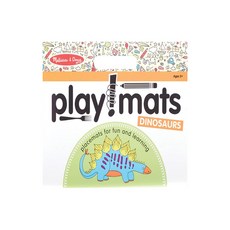 Melissa&Doug 瑪莉莎 繪圖本 繪畫遊戲餐墊本, 1本, 恐龍