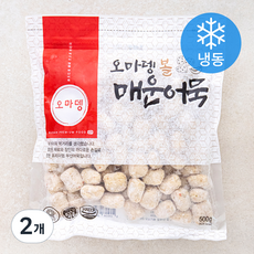 오마뎅 볼 매운어묵 (냉동), 500g, 2개