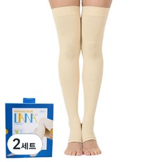 태양생활건강 라나핏 의료기기 압박밴드 베이지 2p, 2세트, 허벅지형