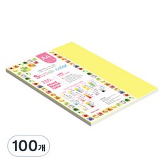 종이문화 스타일리쉬 두꺼운 혼합색지 02 SN Tone 205g, 100개, A4