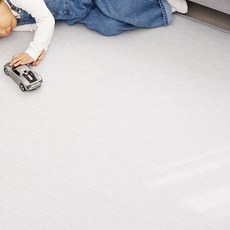 삼바텍 PVC 퓨어 놀이방매트, 직물패턴 그레이