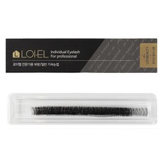 LOI-EL 單束假睫毛 10排 5入 10號, 黑色 + 黑色線, 1個