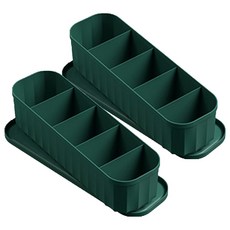 다임 다기능 속옷양말 칸막이 수납장 5칸, 그린, 2개