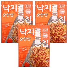 31건어물 수제 낙지롱칩 순한맛, 3개, 130g