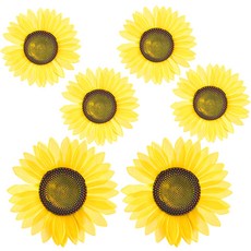 PARTYSHOW 加油向日葵造型手套 6入, 混色, 6個