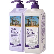 Milk Baobab 香氛洗護髮組 爽身粉香, 1組