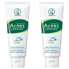 MENTHOLATUM 曼秀雷敦 台灣公司貨 Acnes 抗痘柔珠洗面乳, 2條, 100g