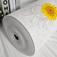 제로아이 곰팡이 습기방지 단열벽지 2p, 노란해바라기
