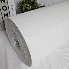 Jeroai Dr. House 隔熱絲綢壁紙 防霉壁貼 2入, 奶油珠光白