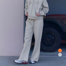 키르시 여성용 아플리케 저지 면 팬츠