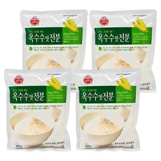 오뚜기 옥수수맛 전분, 300g, 4개