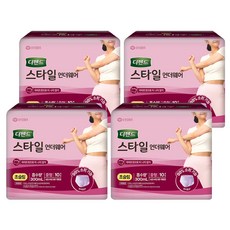 Depend 利清爽 女性專用時尚內褲型超薄成人紙尿褲, 中型, 10入, 4個