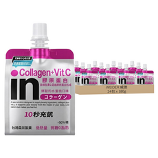 WEIDER 威德 in果凍 膠原蛋白 水蜜桃, 180g, 24包