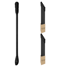 STAR CANDY 螺旋雙頭掏耳棒 黑色, 5個裝, 2組