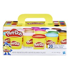 Hasbro 孩之寶 Play-Doh 培樂多 繽紛20色黏土組, 繽紛20色, 1組