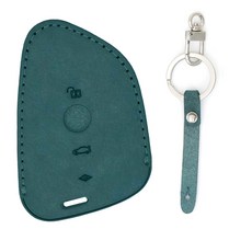 CHAMOA 가죽 스마트키케이스 X시리즈, 마린블루+니켈사틴, MB102