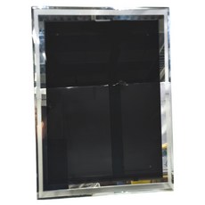 TRENY 玻璃獎狀證書相框 雙邊銀 可直立/橫躺擺放, 1個, A4