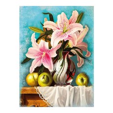 Daysoy 神秘幻想 DIY 鑽石畫套組 20 x 30 cm, 11 百合, 1套