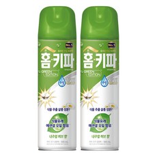홈키파 그린에디션 내추럴엘에어졸, 500ml, 2개