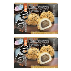 雪之戀 和風大福 芝麻, 日式麻糬, 210g, 2盒