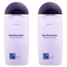에바스코스메틱 블루 로즈마인 샤워코롱, 185ml, 2개