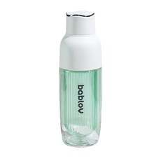 Bablov 粉彩Tritan真空雙層保溫瓶, 1個, 420ml, 綠色