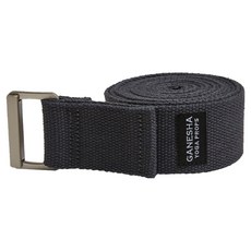 GANESHA YOGA PROPS The Ganesha 8英尺瑜珈帶, 炭灰色, 1個