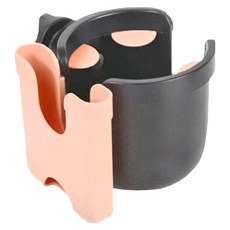 嬰兒推車水杯架 奶瓶/水杯/手機放置 安裝簡單, 粉色, 1個