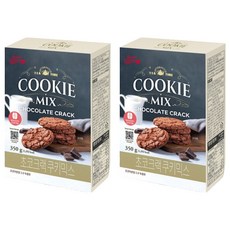 Bread Garden 巧克力裂紋餅乾預拌粉, 350g, 2個