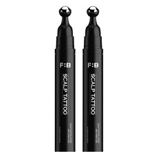 포뷰트 정수리 가르마 헤어라인 탈모 커버 두피 타투 틴트 15g, 블랙, 2개