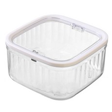 Hanbomnuri 膠囊洗衣球盒 咖啡膠囊盒 一鍵式收納盒 小型, 1個, 透明