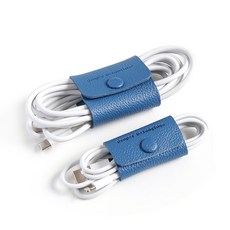 proper belongings 電纜支架套組 軟藍色, 1組