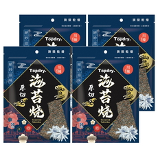 TOPDRY 頂級乾燥 厚切海苔燒 - 川辣, 50g, 4包