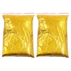 珍珠史萊姆美甲工藝大容量亮片珠光粉 100g, 2個, 金色