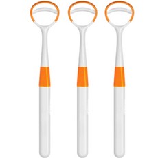 挑戰者衛生舌頭清潔劑橙色, 3個, 0.017公斤