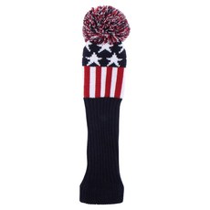 KaXIYa 高爾夫針織高爾夫開球木桿桿頭套, 海軍藍星星, 1個