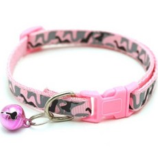 cssoul 寵物鈴鐺項圈, 粉紅色, 1個
